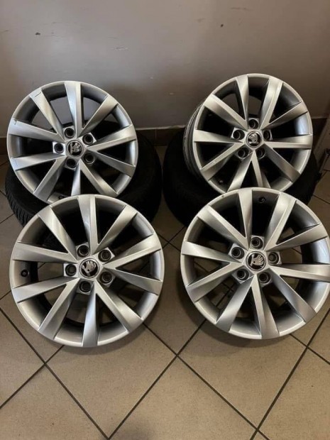 Skoda 16" Alcatras alufelni felni Octavia Superb vw 