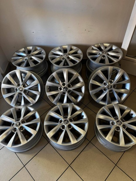 Skoda 16" Alcatras alufelni felni Octavia Superb vw