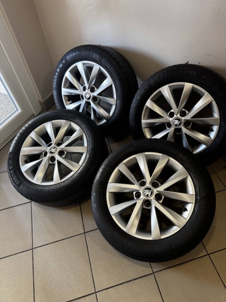 Skoda 16" Alcatras alufelni felni nyri szett Octavia Superb vw 