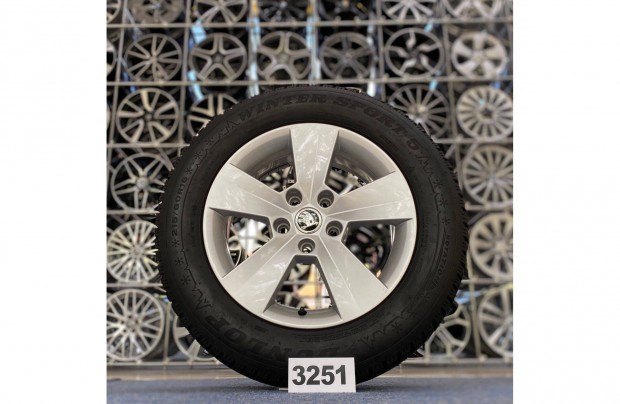 Skoda 16 gyri alufelni felni, 5x112, 215/60 gumi, Superb (3251)