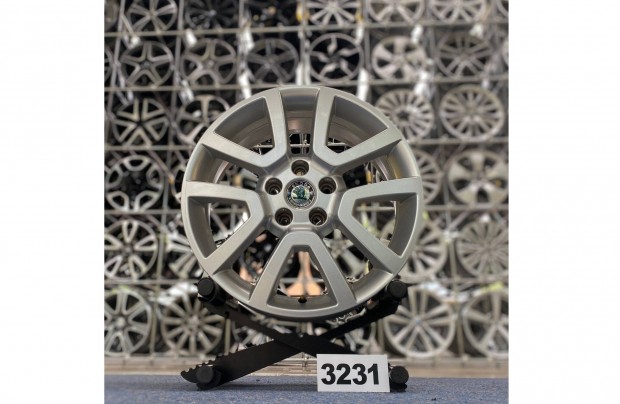 Skoda 17 gyri alufelni felni, 5x112, Octavia Superb (3231)