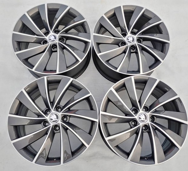 Skoda 18" Turbine alufelni felni Bicolor Octavia Superb vw 