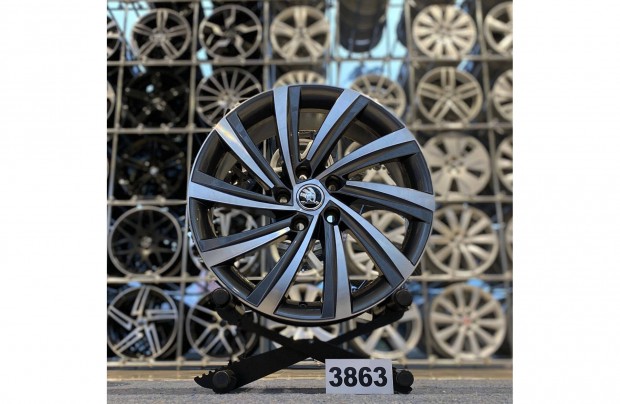 Skoda 18 gy�ri alufelni felni, 5x112, Octavia (3863)