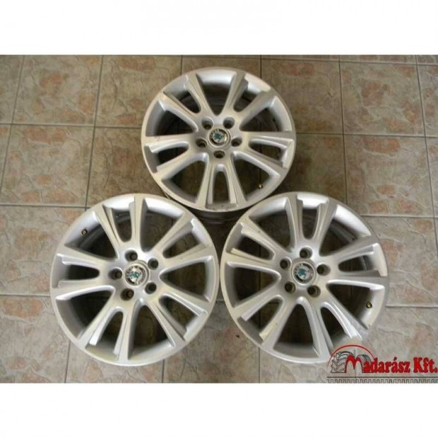 Skoda 5x112 7x17 gyri, hasznlt alufelni ET54