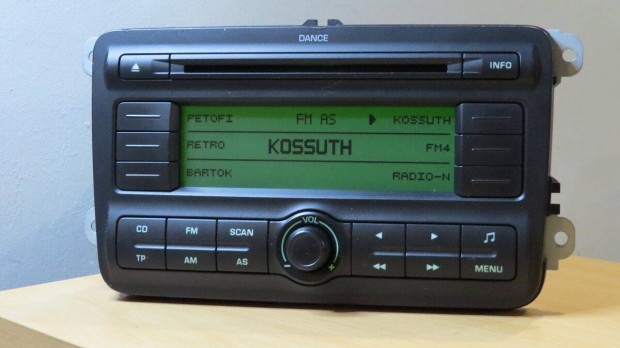 Skoda Dance Fabia Roomster gyári cd rádió fejegység