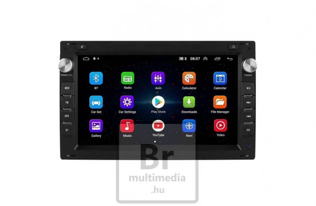 Skoda Fabia 2Din Android Rádió Multimédia Navigáció Hifi Carplay GPS