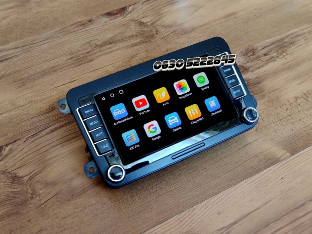 Skoda Fabia 2Din Android Rdi Navigci Carplay 7" Kijelz Fejegysg