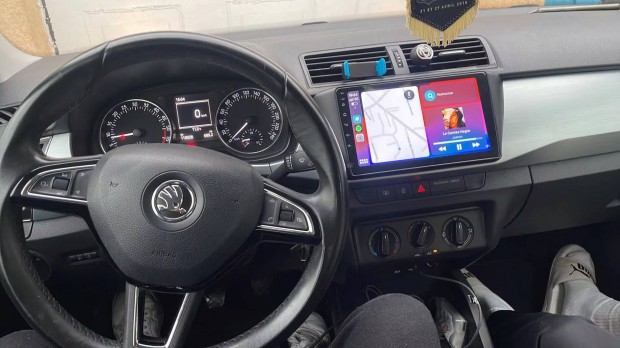 Skoda Fabia 3 Android Kijelző Rádió Multimédia Hifi Fejegység Carplay