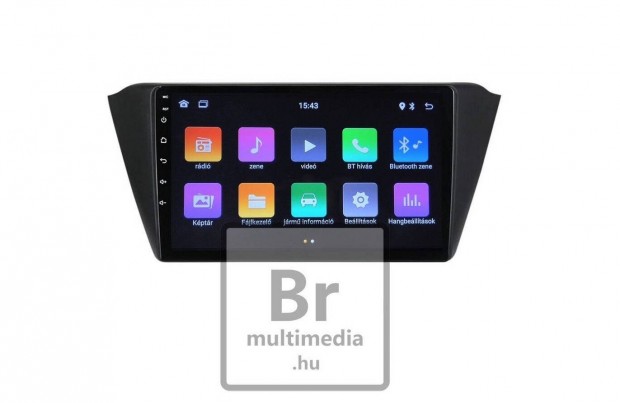 Skoda Fabia Android Kijelző Multimédia Rádió Navigáció Hifi Carplay