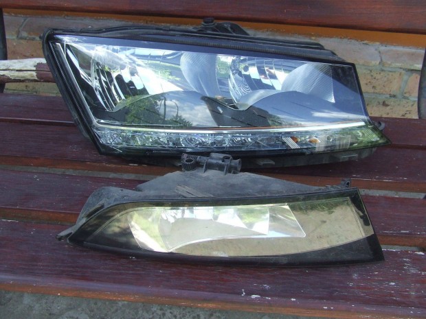 Skoda Fbia III as jobb els lmpa menetfnyes +kdlmpa egyben