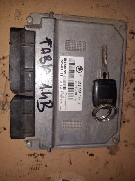 Skoda Fabia Motorvezérlő / ECU Szett