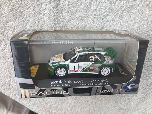 Skoda Fabia WRC rali aut, modell, makett