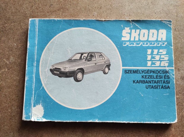 Skoda Favorit 115, 135, 136 kezelsi tmutat