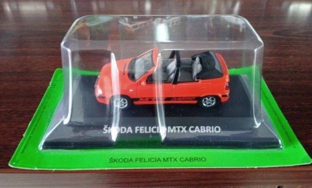 Skoda Felicia MTX cabrio kisauto modell 1/43 Elad