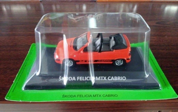 Skoda Felicia MTX cabrio kisauto modell 1/43 Elad