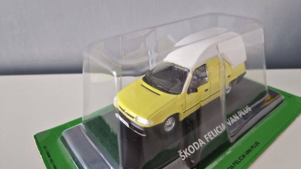 Skoda Felicia Van Plus 1:43 modell furgon dobozos Deagostini