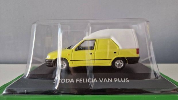 Skoda Felicia Van Plus 1:43 modell furgon dobozos Deagostini