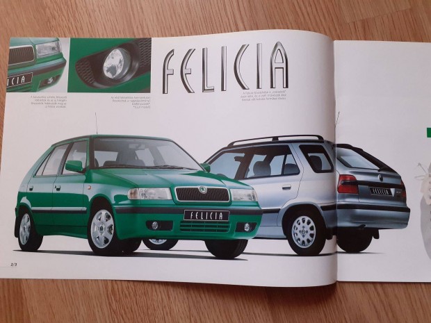 Skoda Felicia prospektus - 1999, magyar nyelv