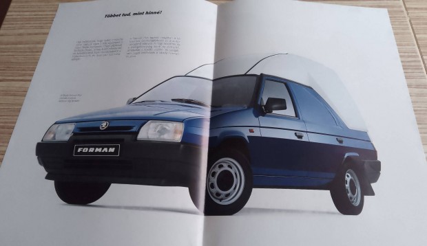 Skoda Forman (1993) magyar prospektus, katalgus.