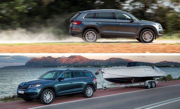 Skoda Kodiaq NS7 2016- hűtőrács radiátor díszrács, repedt 565853653B