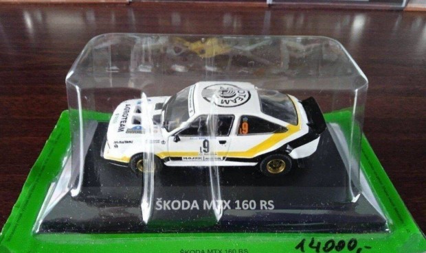 Skoda MTX 160 RS kisauto modell 1/43 Elad