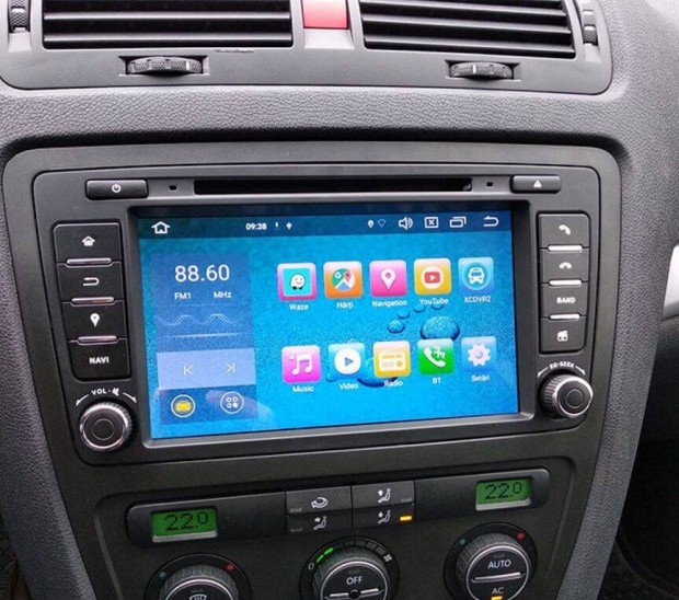 Skoda Octavia 2 Carplay Multimdia Android GPS Rdi Tolatkamerval