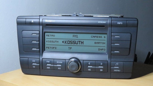 Skoda Octavia 2 Stream gy�ri cd r�di� fejegys�g