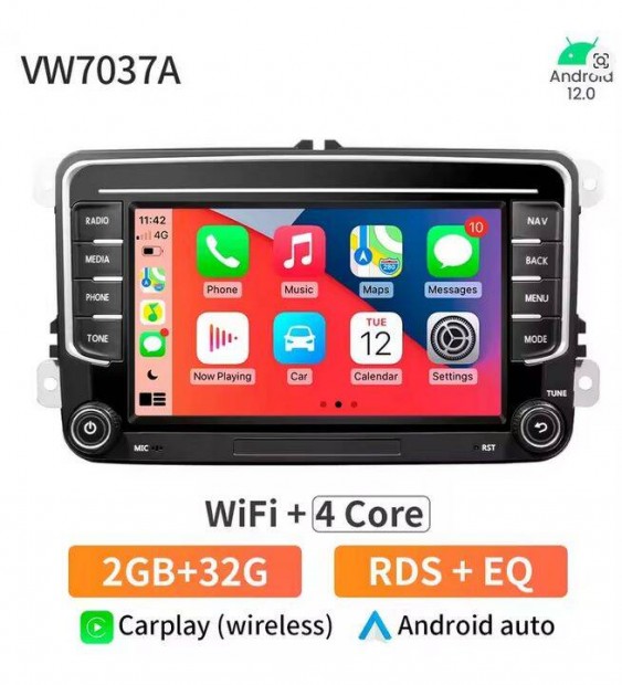 Skoda Octavia 2 autorádió android fejegység