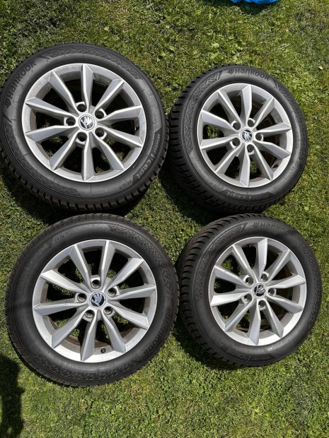 Skoda Octavia 3 Minoris 16" Alufelni szett, Új Hankook Téli Gumival!