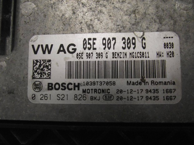 Skoda Octavia 4 1.5 E TSI motorvezrl 2020-2024 05E907309G