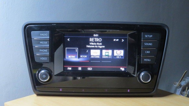 Skoda Octavia 5E0 919 605 B infotainment fejegysg kijez