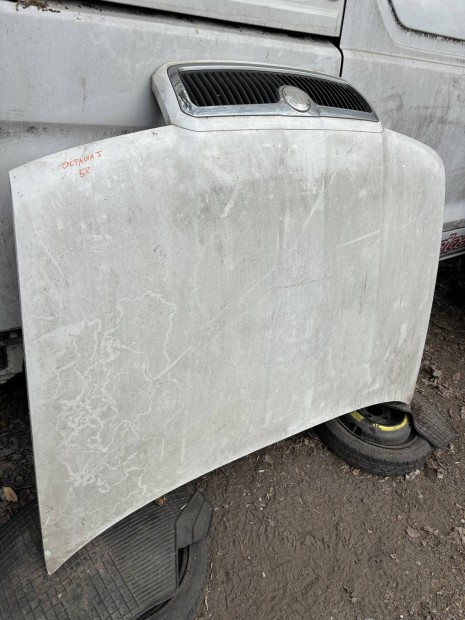 Skoda Octavia mk1 motorh�ztet� g�ptet� feh�r 