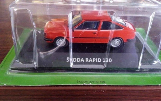 Skoda Rapid 130 kisauto modell 1/43 Elad