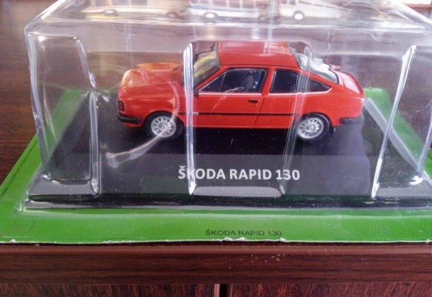 Skoda Rapid 130 kisauto modell 1/43 Elad