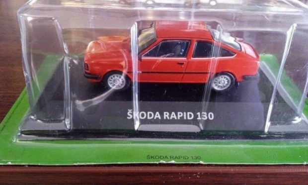 Skoda Rapid 130 kisauto modell 1/43 Elad