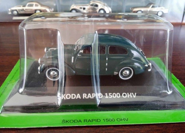 Skoda Rapid 1500 OHV kisauto modell 1/43 Elad