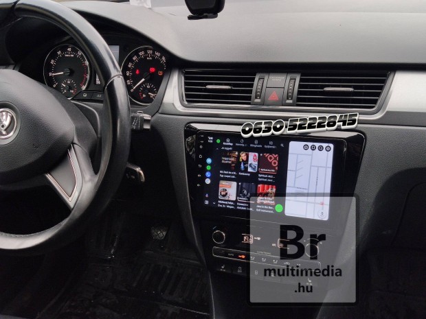 Skoda Rapid Android Kijelz Rdi Multimdia Navigci Carplay Hifi