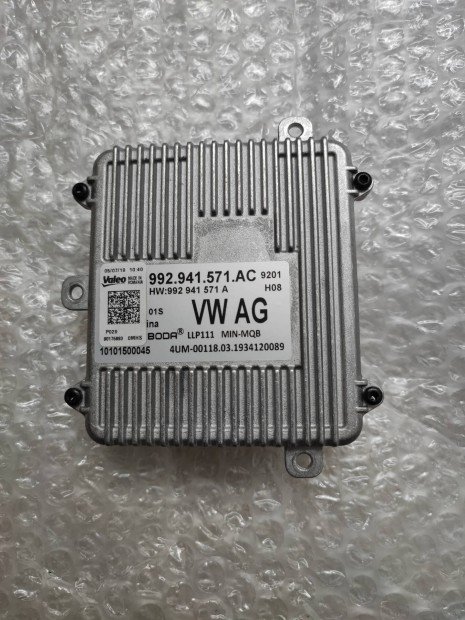 Skoda Scala vw seat első lámpa vezérlő valeo 992941571ac