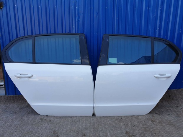 Skoda Superb 2 II bal, jobb hátsó ajtó, üveg, zár, kilincs