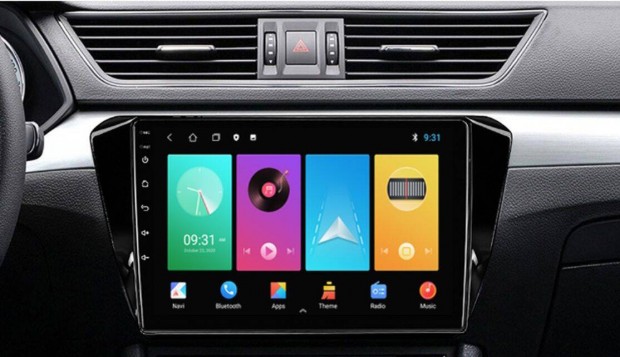 Skoda Superb Carplay Multimédia GPS Rádió Tolatókamerával