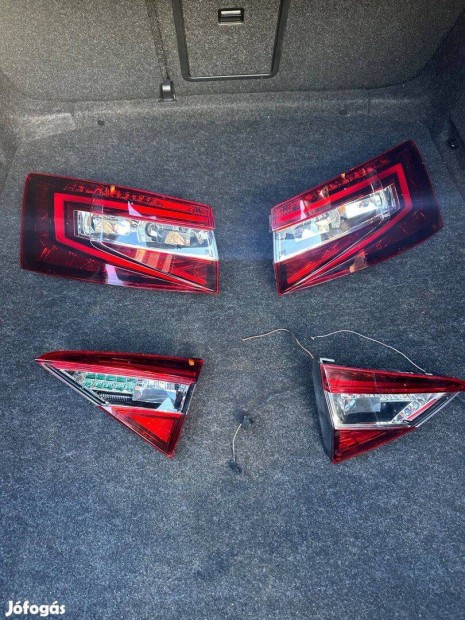 Skoda Superb III hts ledes lmpa szett kls bels vezetkkel egytt