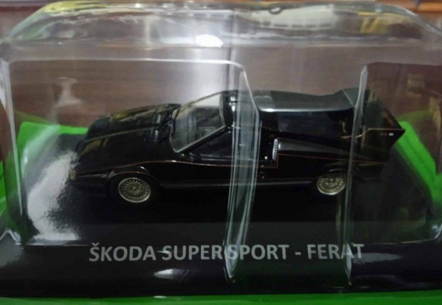 Skoda Supersport Ferat kisauto modell 1/43 Elad