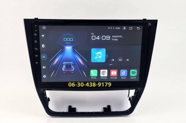 Skoda Yeti Android autrdi multimdia fejegysg navi 1-6GB Carplay