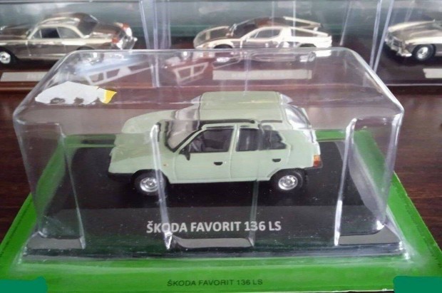 Skoda favorit 136 LS kisauto modell 1/43 Elad