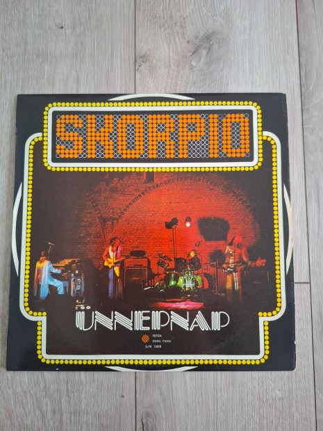 Skorpió ünnepnap bakelit lemez