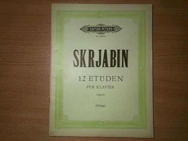 Skrjabin - 12 Etden fr Klavier, Opus 8 (Philipp)