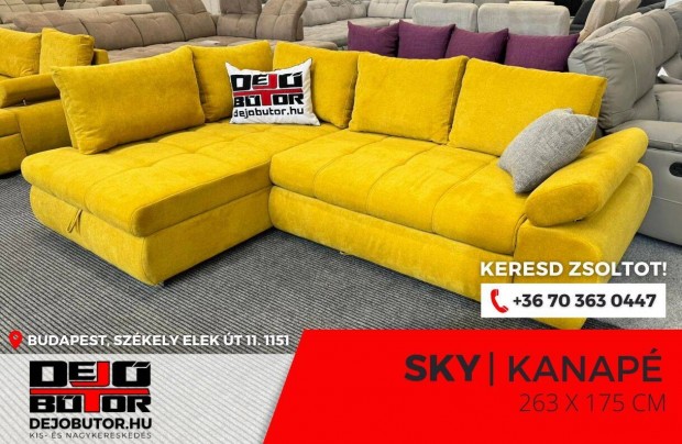 Sky srga sarok prmium kanap dejobutor.hu lgarnitra 263x175 cm