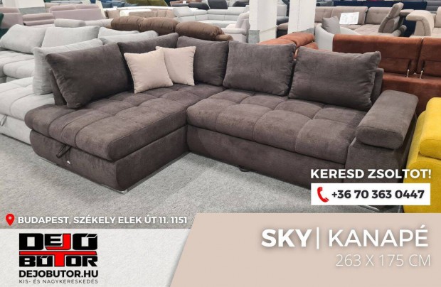 Sky sarok barna kanap btor lgarnitra 263x175 cm htfalas