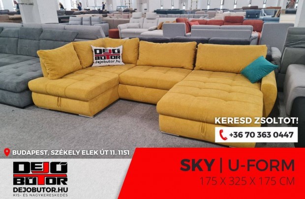 Sky ualak srga sarok btor kanap lgarnitra 175x325x175 cm