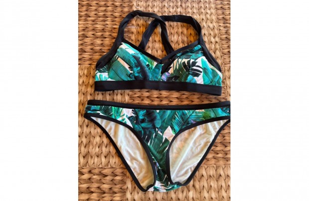 Skye levél mintás bikini, női fürdőruha